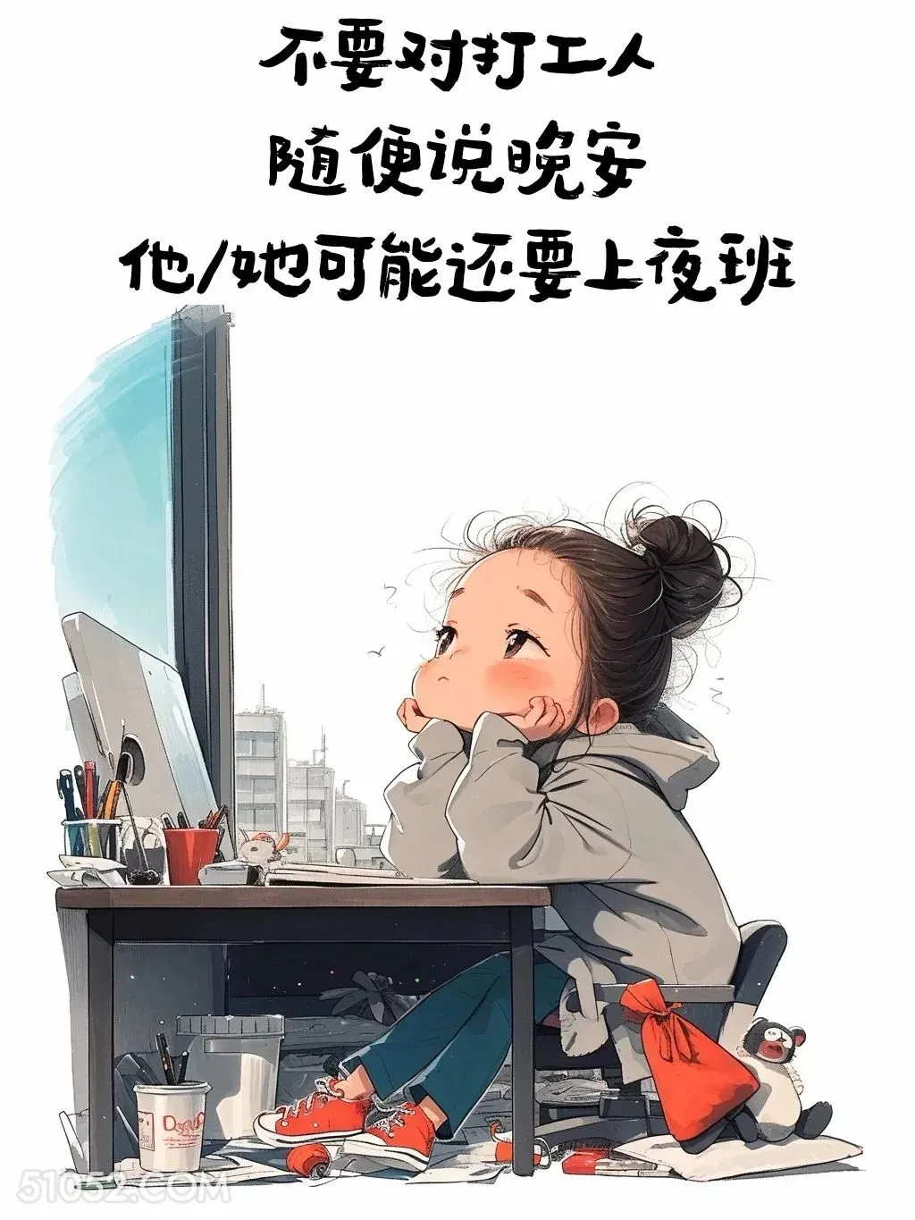 别说晚安 搞笑 小女孩