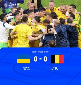 乌克兰VS比利时 欧洲杯 足球 乌克兰 比利时