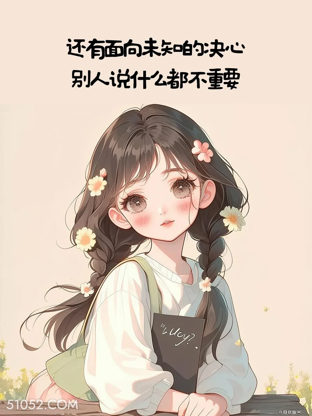 别人说什么不重要 小女孩 文案 治愈 自渡