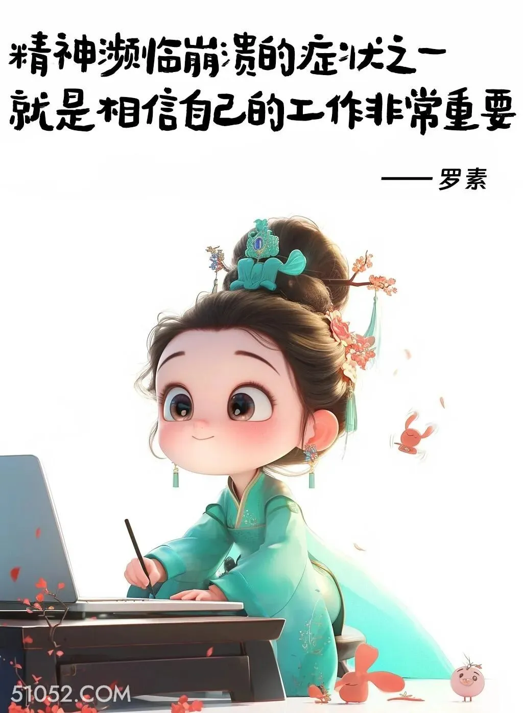 精神濒临崩溃 小女孩 中国风 搞笑文案 发朋友圈