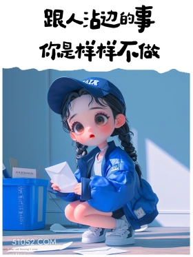 不做人事 小女孩 双马尾 拽 野 文案