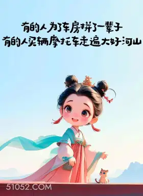 各有各的人生 小女孩 中国风 文案 治愈