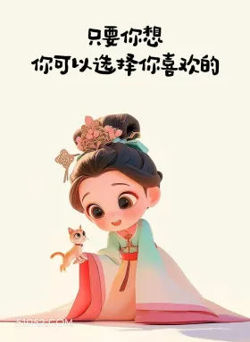 选择你喜欢的 小女孩 中国风 文案 治愈