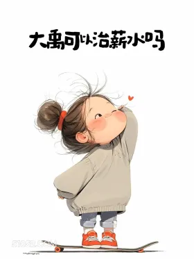 打工人日常解压文案 打工人 小女孩 解压 搞笑文案