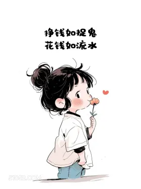 没钱就用鲁迅文学发圈 没钱 贫穷 小女孩 搞笑文案 鲁迅文学
