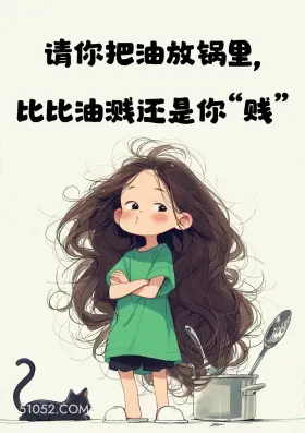 比比油溅还是你贱 小女孩 歪理 搞笑文案