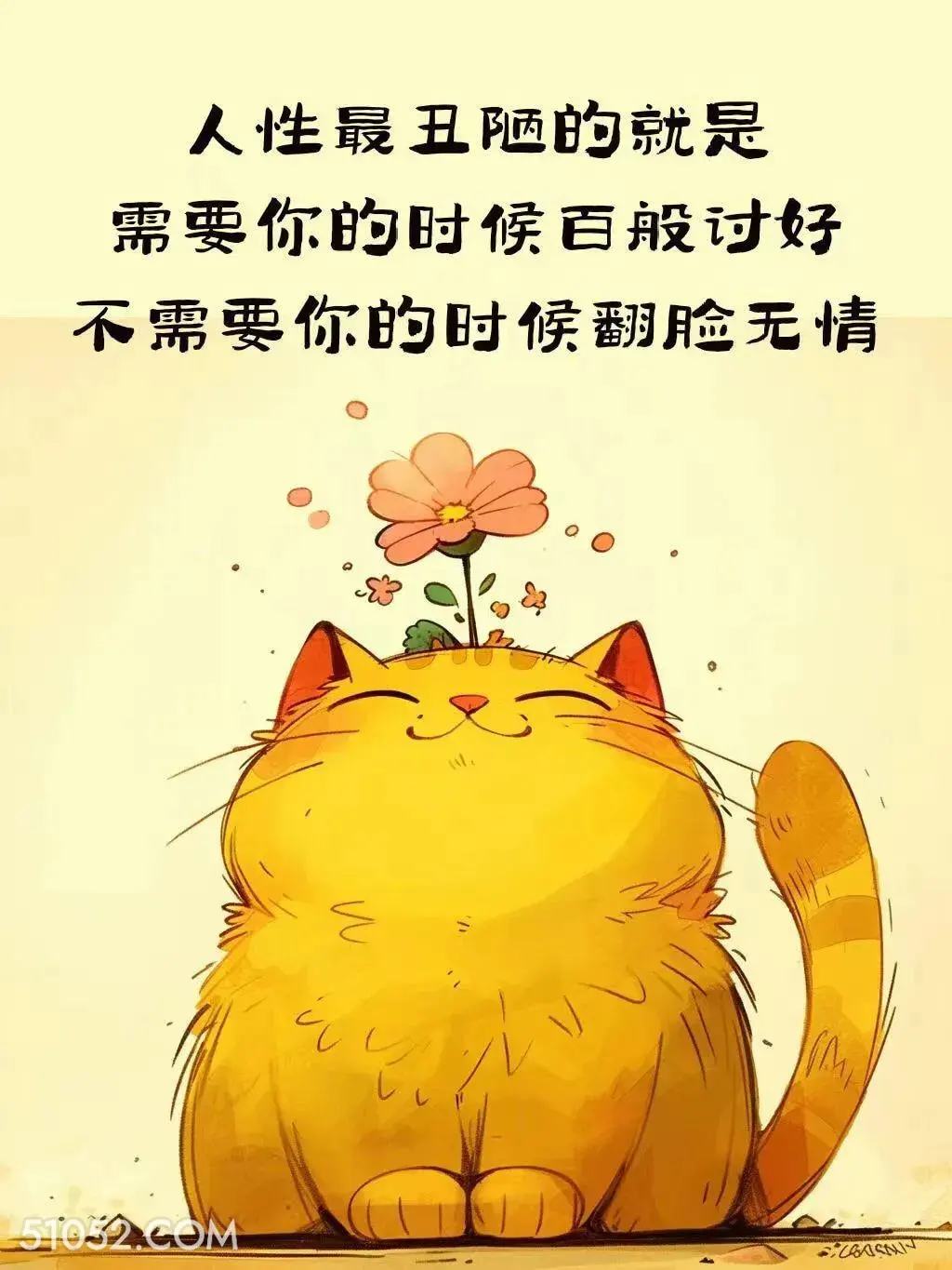 需要时百般讨好不需要翻脸无情 猫猫 短句 文案 道理