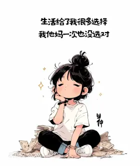 生活的选择一次都没选对 小男孩 小女孩 现实 文案