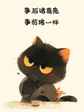 人生歪理，句句在理 黑猫 歪理 搞笑文案