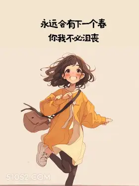 不必沮丧 小女孩 治愈 文案 发朋友圈