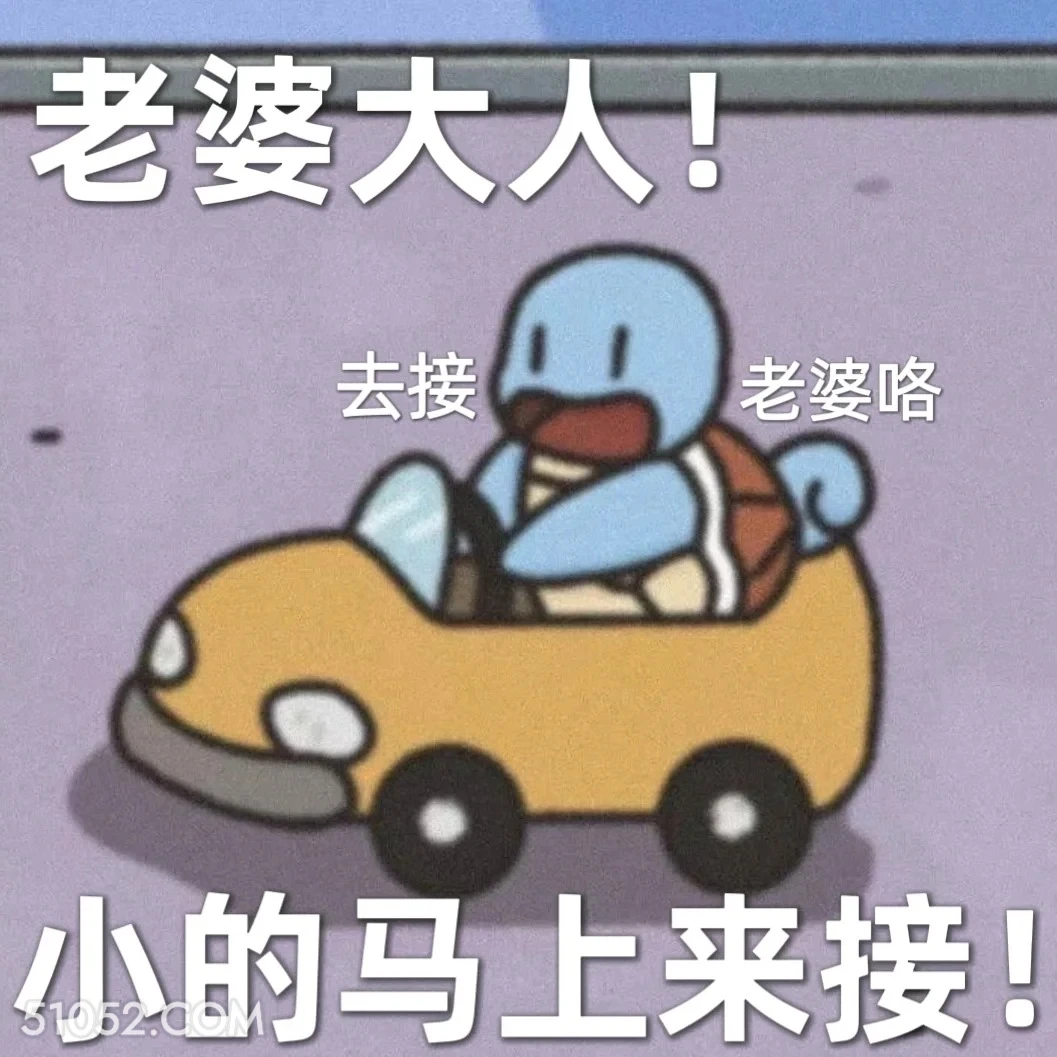 老婆大人小的马上来接 杰尼龟 老婆大人 情话 恋爱日常