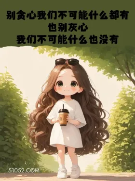 人间清醒不烂俗的句子 小女孩 文案 人间清醒