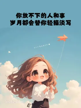 你放不下的岁月会帮你 小女孩 人间清醒 文案