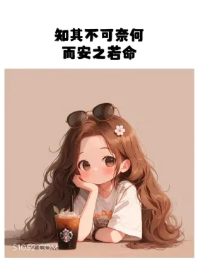 安之若命 小女孩 治愈 文案