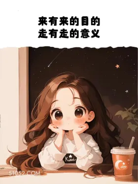 来又来的目的走有走的意义 小女孩 治愈 文案