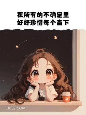 珍惜当下 小女孩 治愈 文案