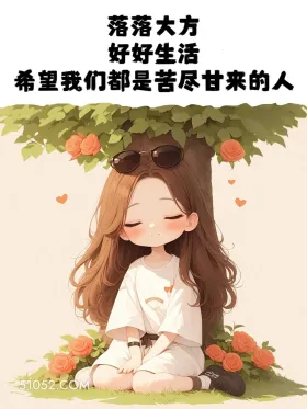 小女孩 无奈 不甘 文案 落落大方 好好生活 希望我们都是苦尽甘来的人