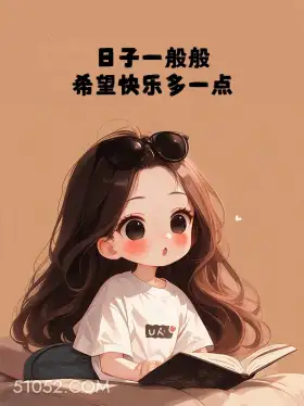 日子一般，希望快乐 小女孩 格局 治愈 文案