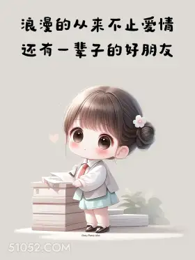 浪漫的不止爱情 小女孩 搞笑文案 发朋友圈