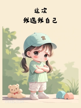 这次我选我自己 小女孩 清醒句子 文案