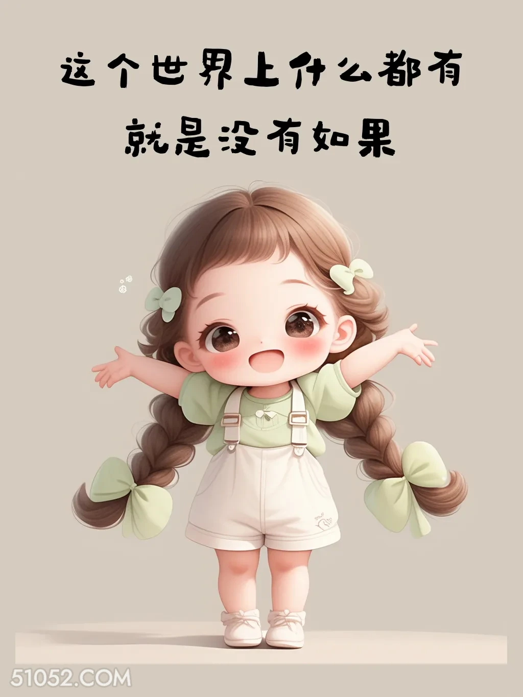 世上什么都有,就是没有如果 小女孩 清醒句子 文案