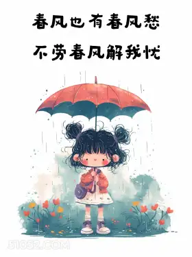 春风也有春风愁 小女孩 自渡 走心 文案