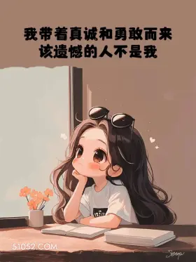 该遗憾的人不是我 小女孩 遗憾 文案 发朋友圈