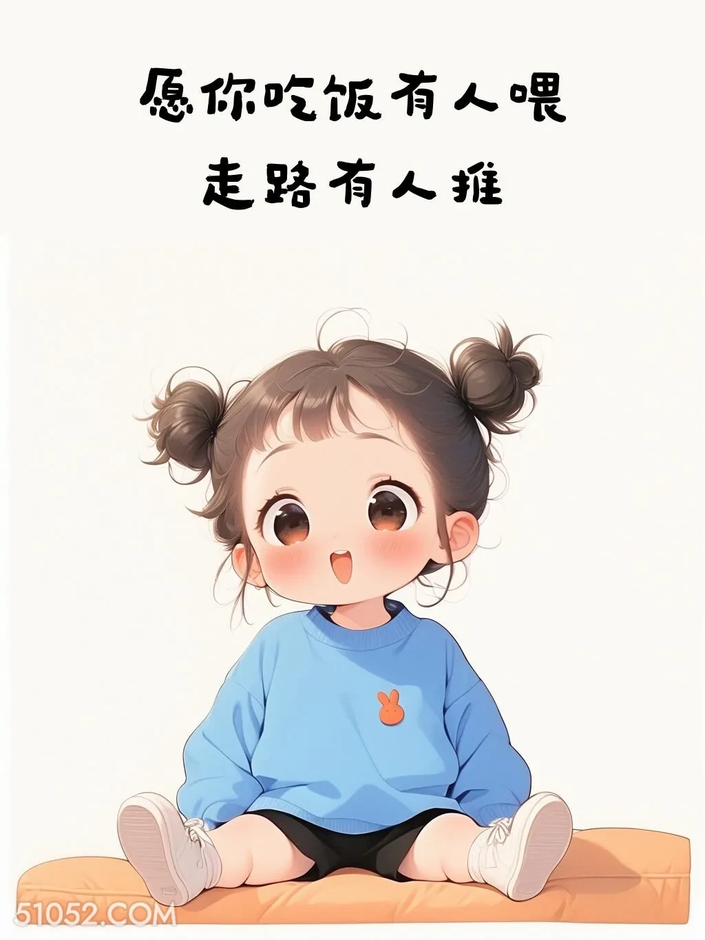 愿你吃饭有人喂走路有人推 小女孩 吵架 秒杀 文案