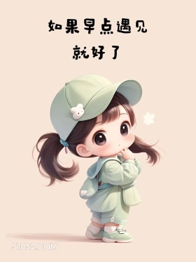 如果早点遇见就好了 小女孩 遗憾 散场 文案