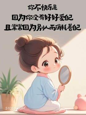 不快乐是因为没有好好爱自己 小女孩 高情商答复 文案