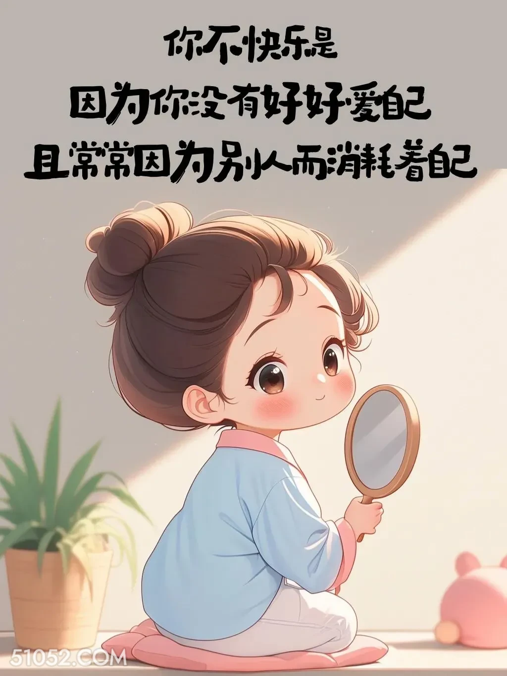 不快乐是因为没有好好爱自己 小女孩 高情商答复 文案