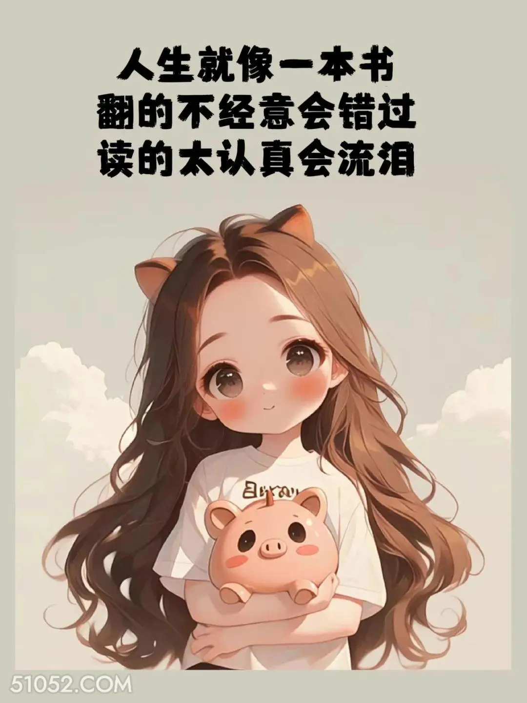 人生就像书 小女孩 自渡 文案