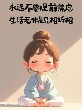 不要提前焦虑 小女孩 高情商答复 文案