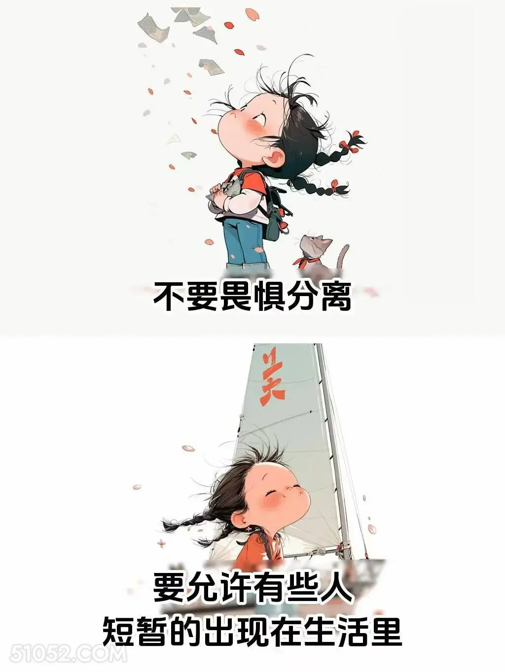 不要畏惧分离 小女孩 错付 错过 文案