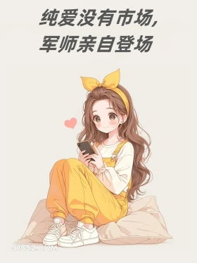 小女孩 官宣 鲁迅文学 文案 纯爱没有市场， 军师亲自登场