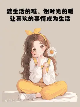 让喜欢的事情成为生活 小女孩 微信个签 文案