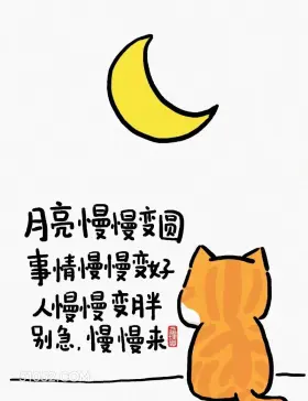 别急,慢慢来 猫猫 话糙理不糙 搞笑文案