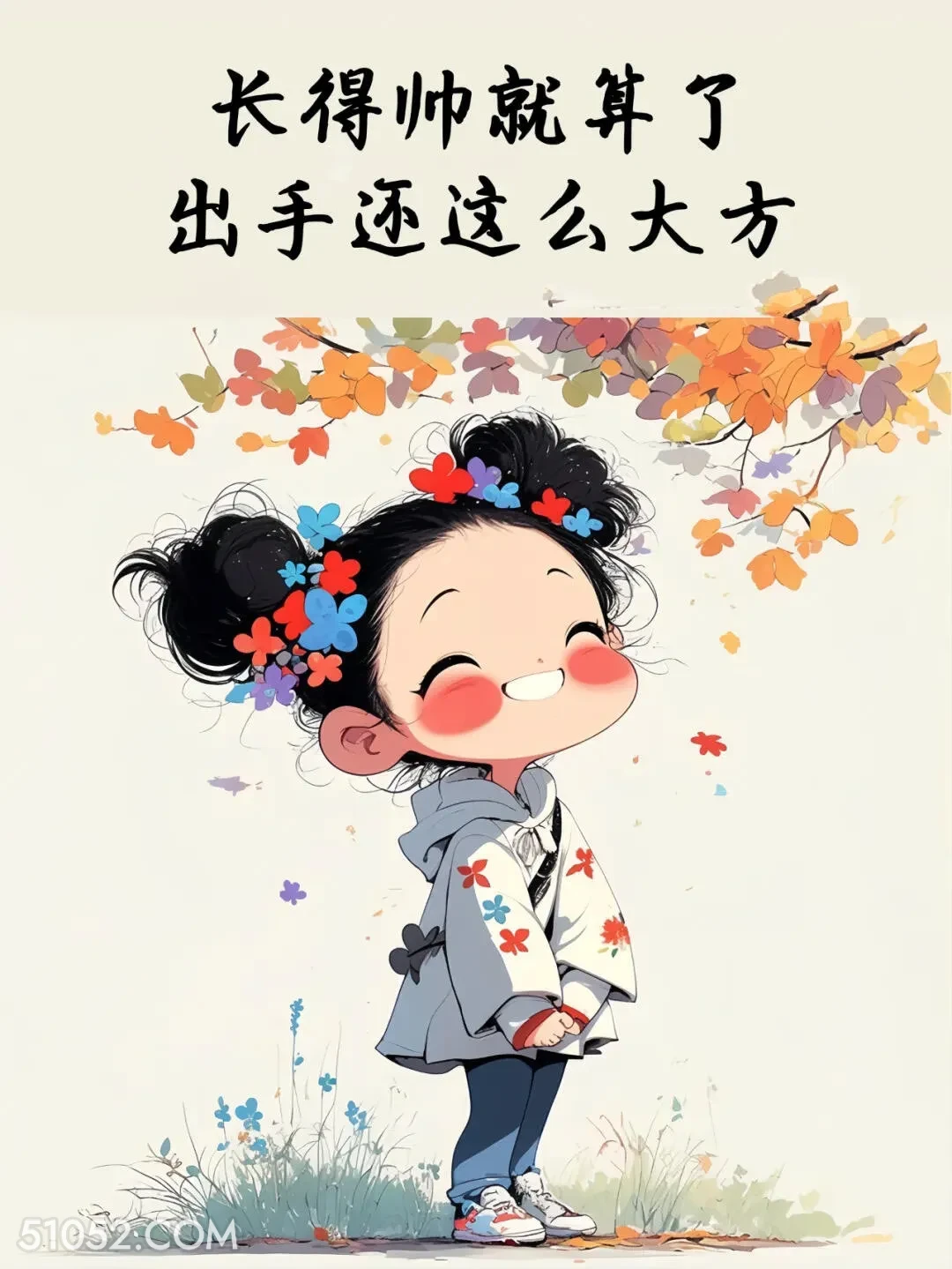 长得帅就算了，出手还大方 小女孩 收转账 回复 文案