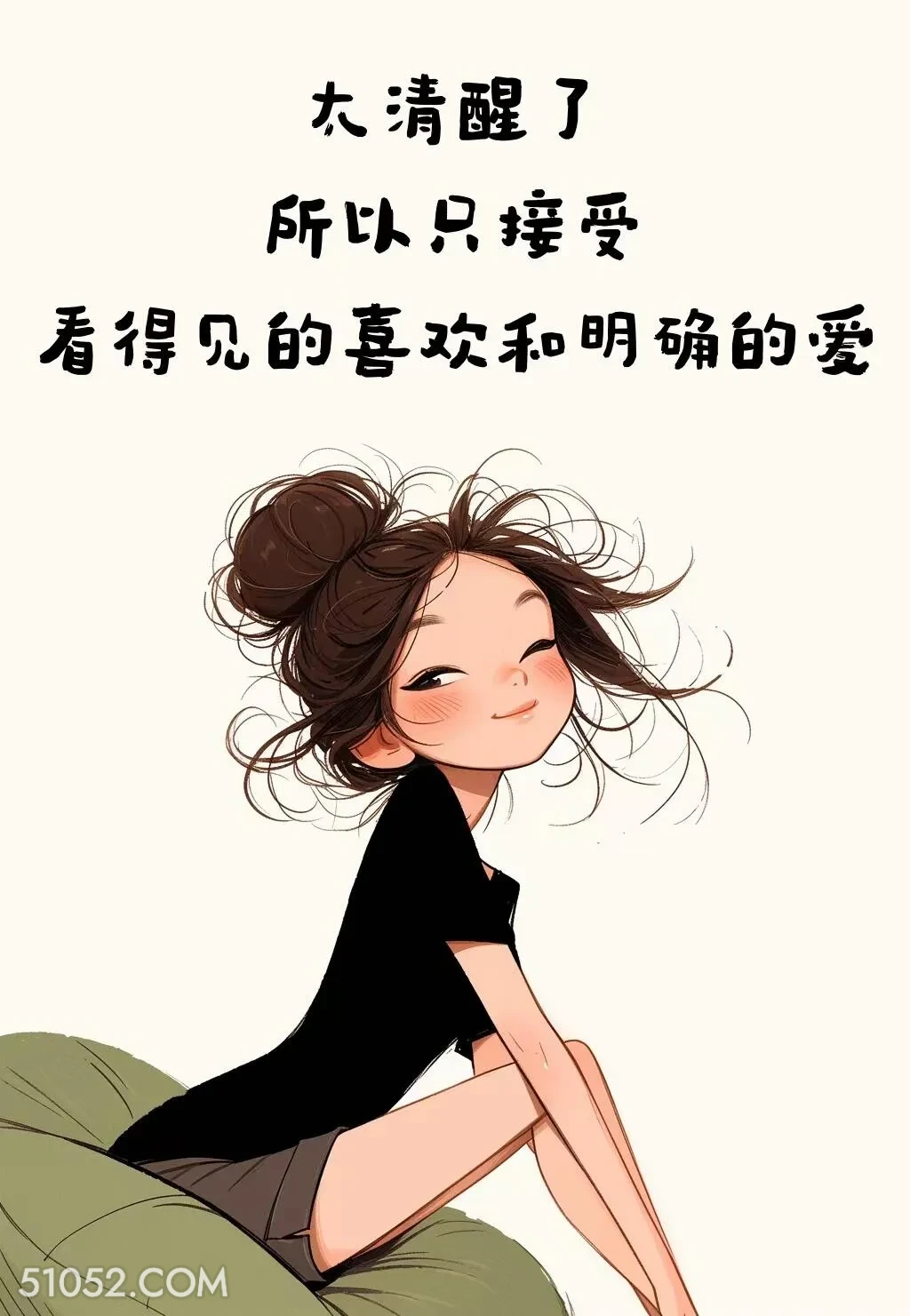 只接受看得见的喜欢和明确的爱 成熟女人 人间清醒 文案