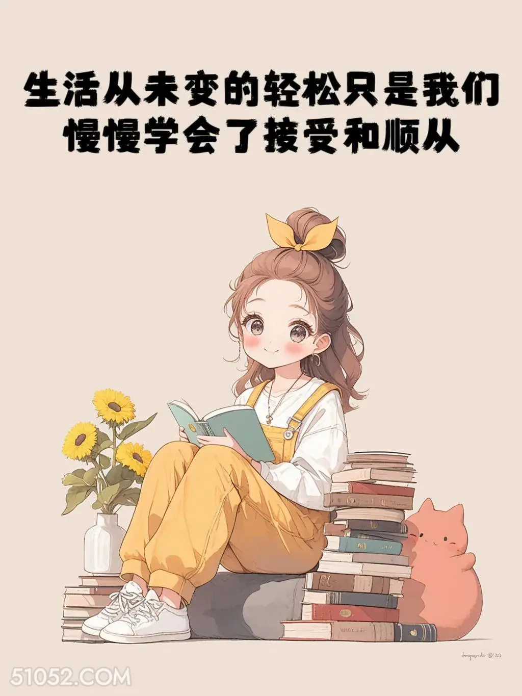 生活从未变轻松只是学会接受和顺从 小女孩 致自己 清醒 文案