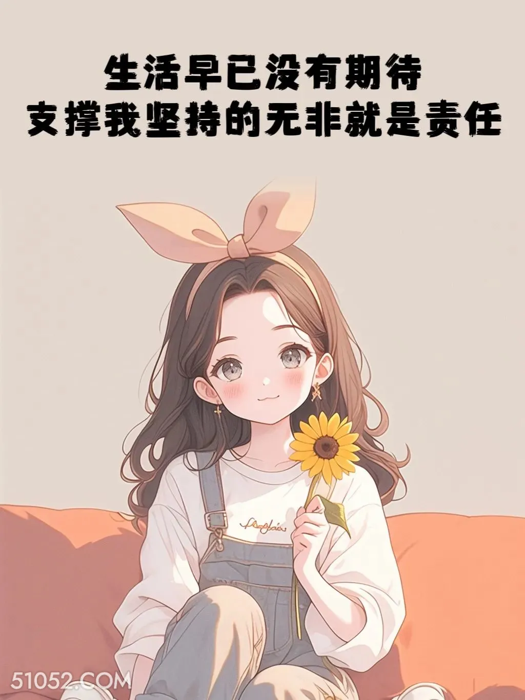 生活早已没有期待 小女孩 心好累 文案