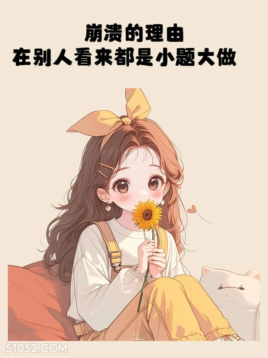 崩溃的理由在别人看来都是小题大做 小女孩 心好累 文案 发朋友圈