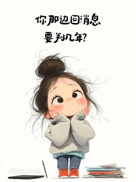 你那边回消息判几年 小女孩 怼人 不回消息 搞笑文案