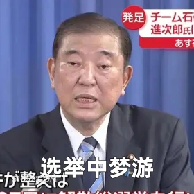 选举中梦游 2024年11月12日 恶搞 恶搞新闻 日本首相 石破茂