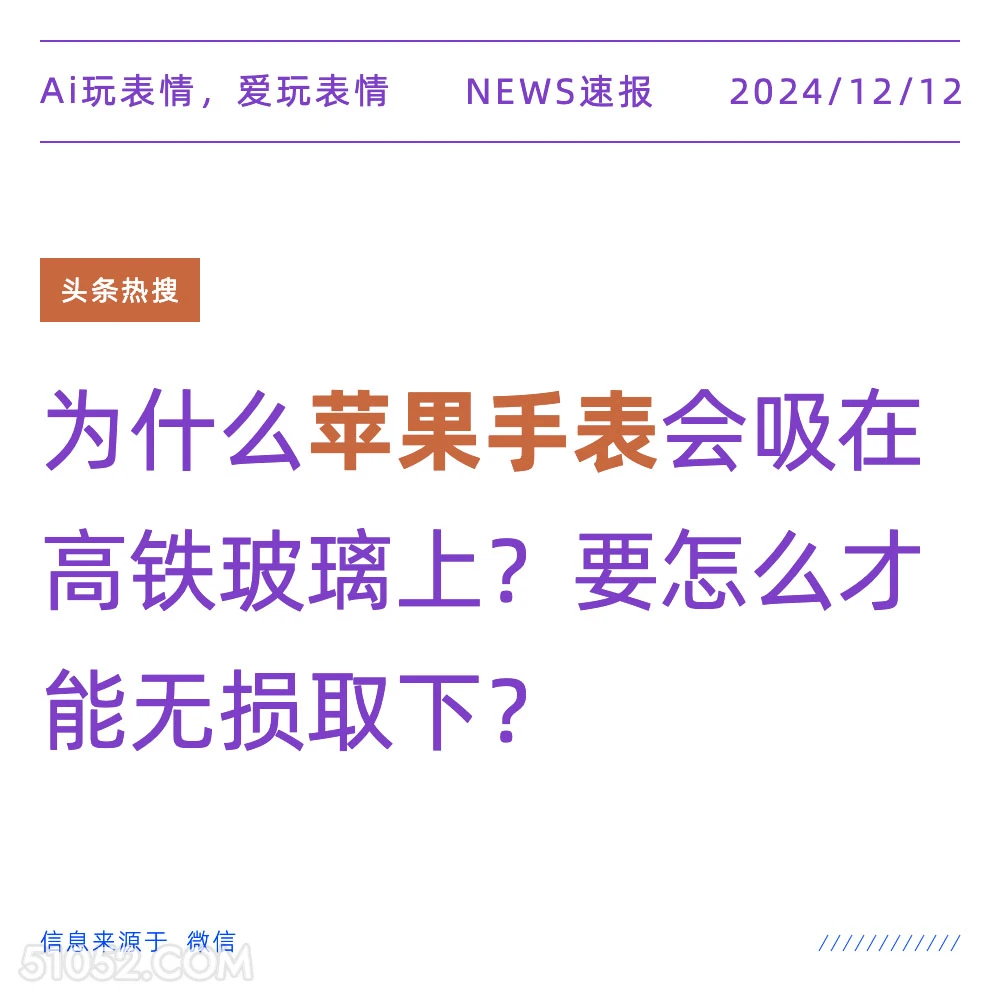 苹果手表 2024年12月12日 头条热搜 新闻