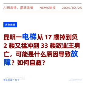 电梯故障 2025年02月25日 新闻 头条热搜