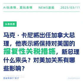 报复性关税 2025年03月11日 新闻 头条热搜