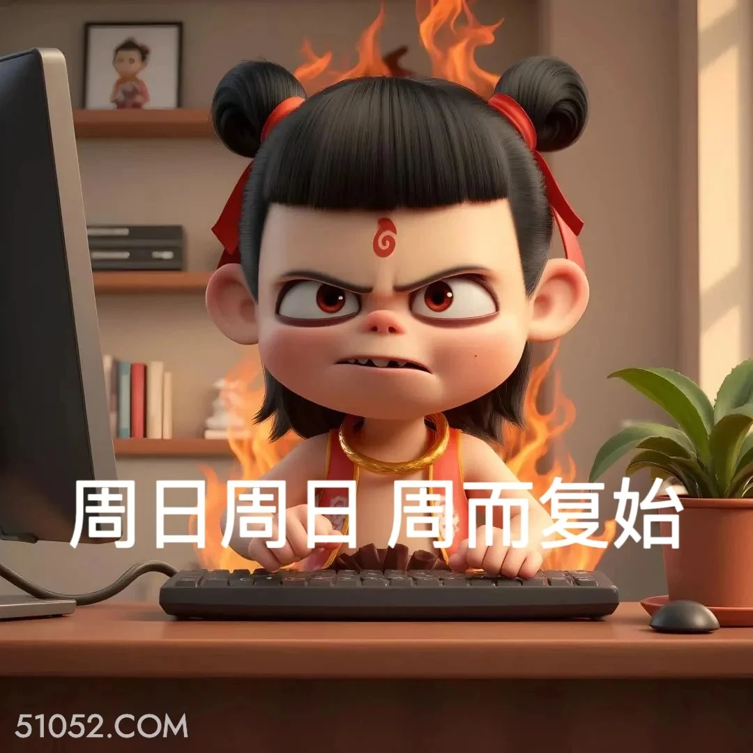 周日周日周而复始 哪吒 电影 打工版 搞笑表情