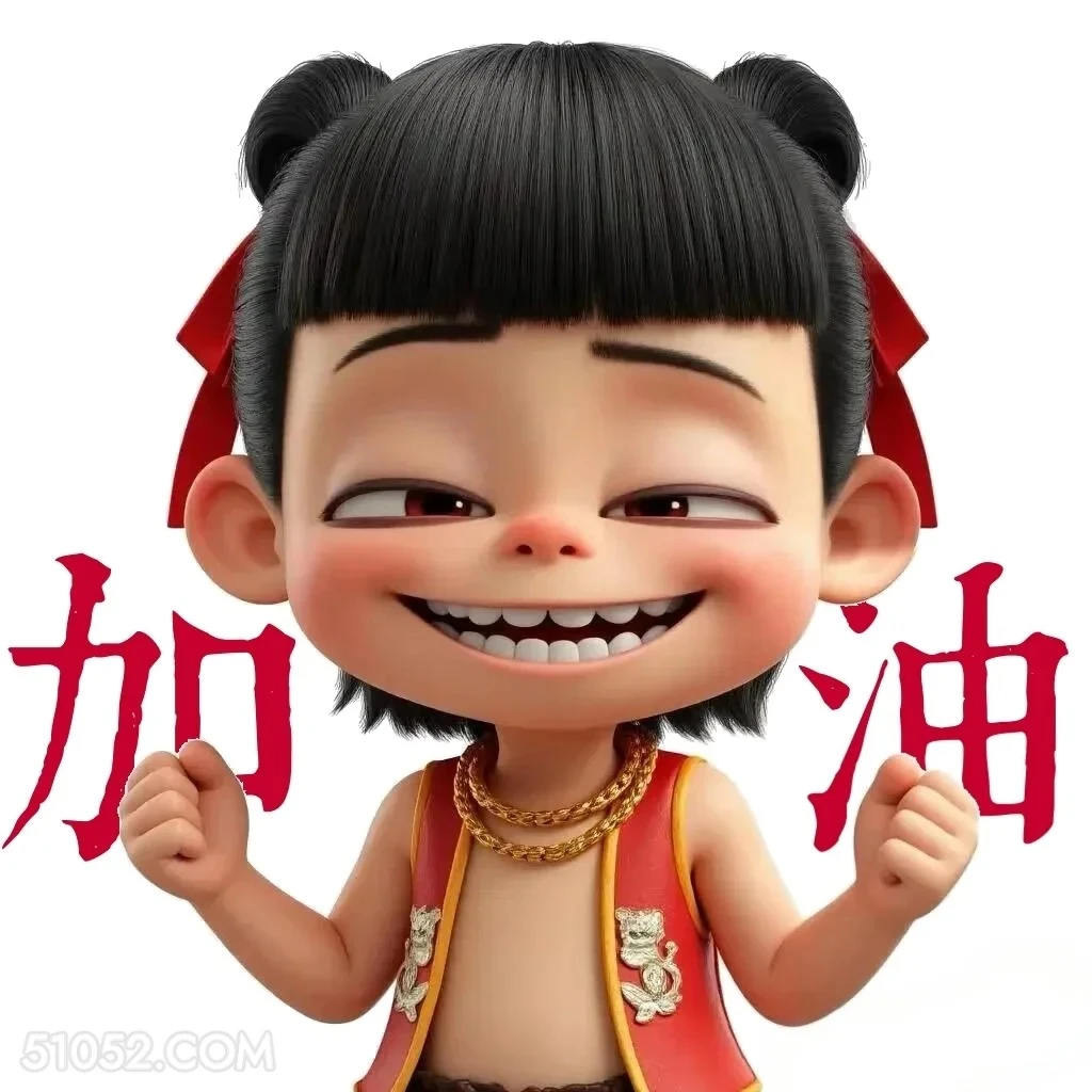 加油 哪吒 电影 搞笑表情