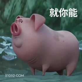 就不能 哪吒 电影 飞天猪 搞笑表情
